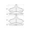 Centric Parts METALLIC BRAKE PAD W/SHIMS 102.0628 - alternate 2